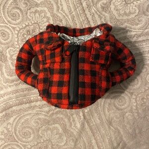 Flannel jacket drink Coozie